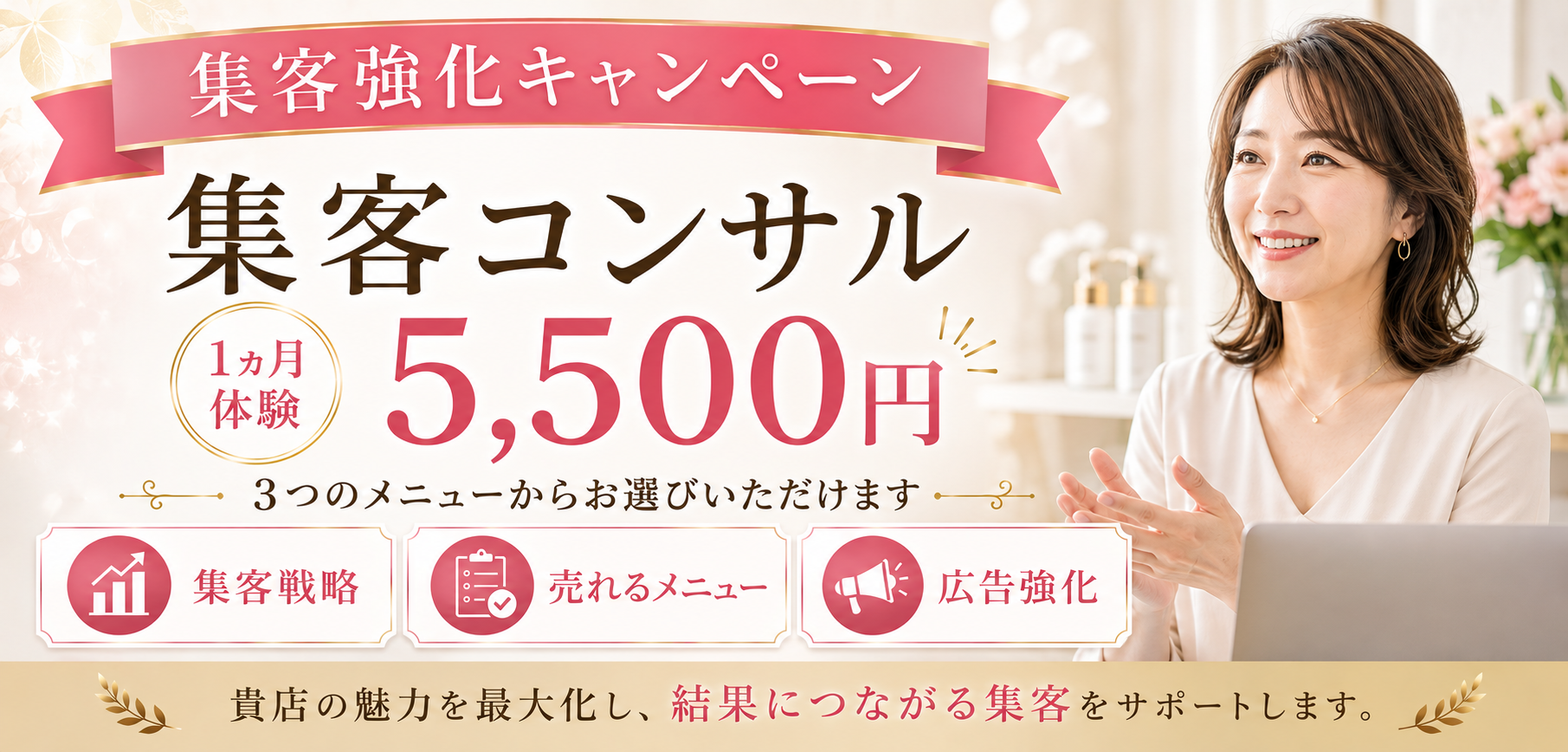 エステサロン・美容クリニック集客マネージメントの集客体験